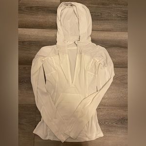 Lululemon White Quarter-Zip Pullover